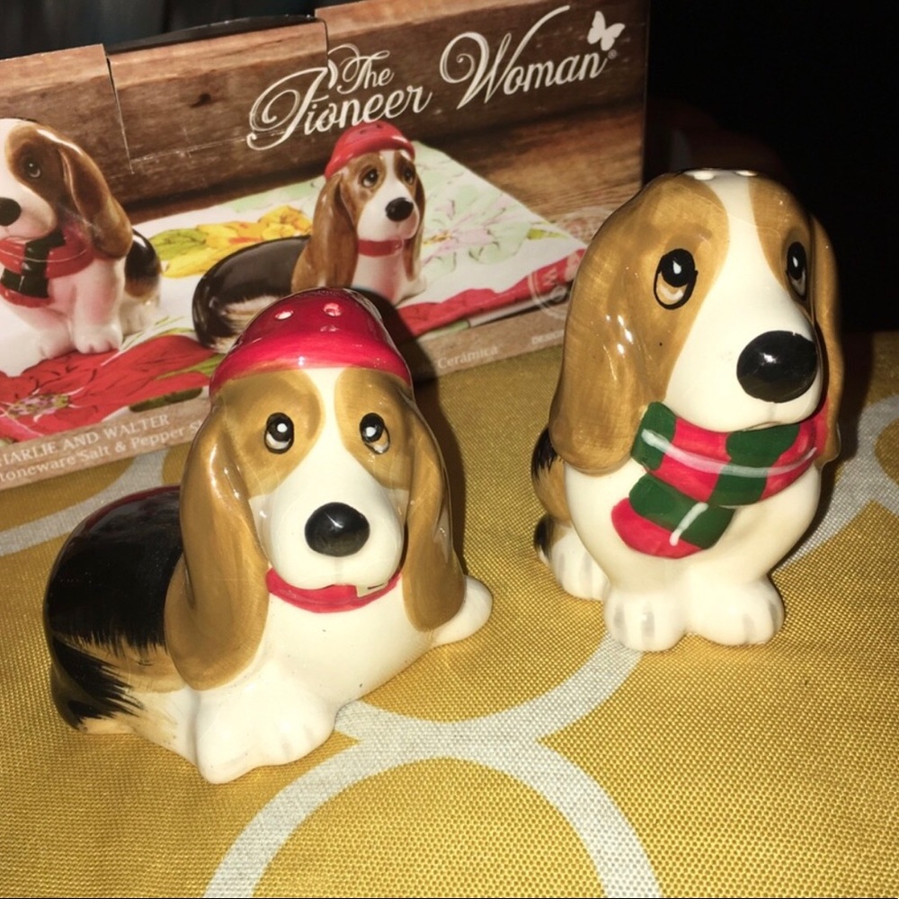 Rare pioneer woman salt&pepper shakers
